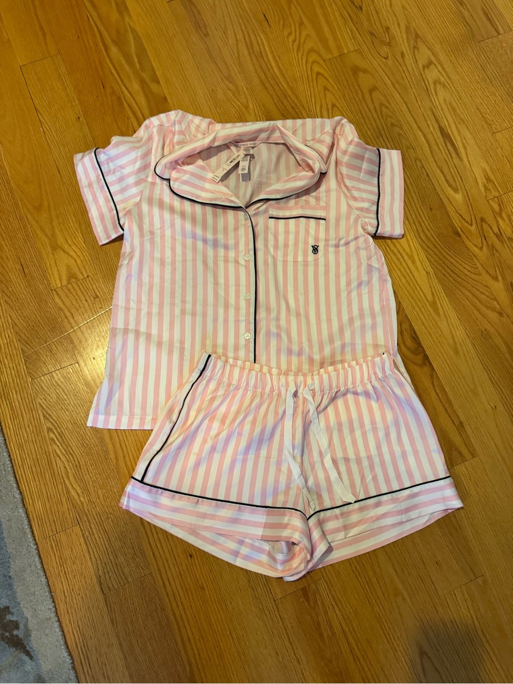 Victoria Secret Signature Satin PJ Set